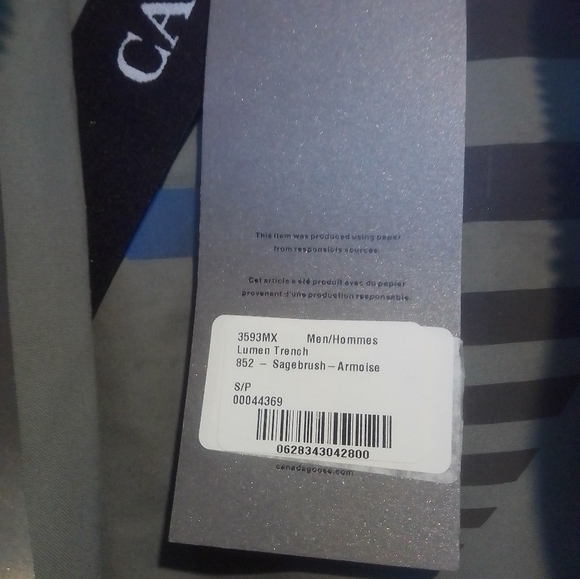 LIMITED EDITION Canada Goose Lumen trench – Sagebrush - Picture 2 of 11